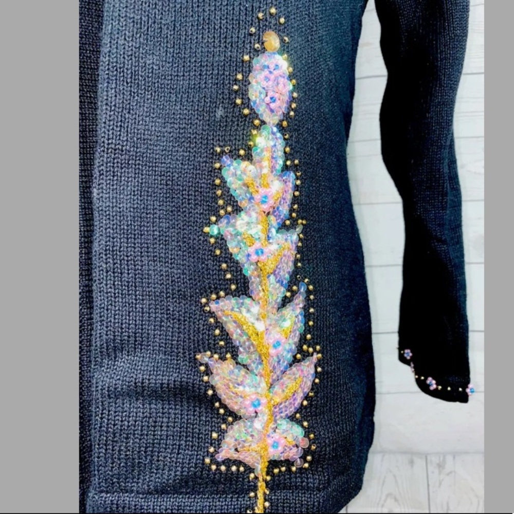 STORYBOOK KNITS SWEATER Cardigan Sequins - Picture 3 of 8